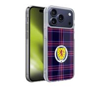 Head Case Designs sous Licence Officielle Scotland National Football Team Tartan Logo 2 Coque en Gel [Protection de Qualité Militaire] Compatible avec Apple iPhone 17 Pro