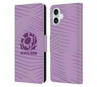 Head Case Designs sous Licence Officielle Scotland Rugby Away Kit D'écusson 2025/26 Étui Portefeuille en Cuir Compatible avec Apple iPhone 16 Plus