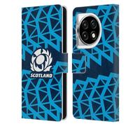 Head Case Designs sous Licence Officielle Scotland Rugby Entraînement Kit D'écusson 2025/26 Étui Portefeuille en Cuir Compatible avec OnePlus Ace 3 5G
