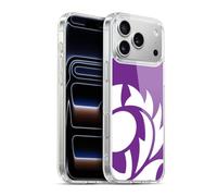 Head Case Designs sous Licence Officielle Scotland Rugby Heather Pourpre Chardon Trop Grand Coque en Gel [Qualité Militaire] Compatible avec Apple iPhone 17 Pro Max Et Compatible avec MagSafe