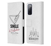 Head Case Designs sous Licence Officielle Sex and The City: Television Series Samantha Célibataire et Fabuleuse Personnages Coque en Cuir à Portefeuille Compatible avec Samsung Galaxy S20 FE / 5G