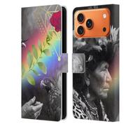 Head Case Designs Sous licence officielle Shambhala Light Visionary Art Rosey Visions Celestial Graphics Étui portefeuille en cuir compatible avec Apple iPhone 17 Pro Max