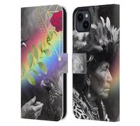 Head Case Designs sous Licence Officielle Shambhala Light Visionary Art Rosey Visions Graphismes Célestes Étui Portefeuille en Cuir Compatible avec Apple iPhone 15 Plus