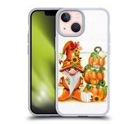 Head Case Designs sous Licence Officielle Sheena Pike Citrouilles À Vendre Orange GNOME Jour Férié Coque en Gel [Qualité Militaire] Compatible avec Apple iPhone 13 Mini Et Compatible avec MagSafe
