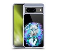 Head Case Designs sous Licence Officielle Sheena Pike Esprit De Loup d'hiver Et Cascade Animaux Coque en Gel Doux Compatible avec Google Pixel 8