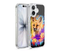 Head Case Designs sous Licence Officielle Sheena Pike Red Fox Spirit Et Feuilles d'automne Animaux Coque en Gel [Qualité Militaire] Compatible avec Apple iPhone 17 Et Compatible avec MagSafe