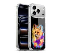 Head Case Designs sous Licence Officielle Sheena Pike Red Fox Spirit Et Feuilles d'automne Animaux Coque en Gel [Qualité Militaire] Compatible avec Apple iPhone 17 Pro Max Et Compatible avec MagSafe