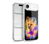 Head Case Designs sous Licence Officielle Sheena Pike Red Fox Spirit Et Feuilles d'automne Animaux Coque en Gel [Qualité Militaire] Compatible avec Apple iPhone 17 Air Et Compatible avec MagSafe