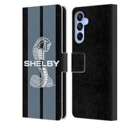 Head Case Designs sous Licence Officielle Shelby Gris Graphismes De Voitures Étui Portefeuille en Cuir Compatible avec Samsung Galaxy A16 5G