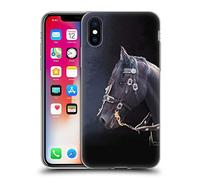 Head Case Designs sous Licence Officielle Simone Gatterwe Cheval Frison Pégase Et Licornes Coque en Gel Doux Compatible avec Apple iPhone X/iPhone XS
