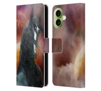 Head Case Designs sous Licence Officielle Simone Gatterwe Comté Imaginaire Chevaux Étui Portefeuille en Cuir Compatible avec Apple iPhone 17