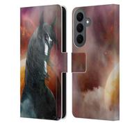 Head Case Designs sous Licence Officielle Simone Gatterwe Comté Imaginaire Chevaux Étui Portefeuille en Cuir Compatible avec Samsung Galaxy S26 Plus