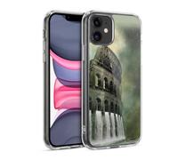 Head Case Designs sous Licence Officielle Simone Gatterwe Inondation De Rome Châteaux Et Palais Coque en Gel [Qualité Militaire] Compatible avec Apple iPhone 11 Et Compatible avec MagSafe