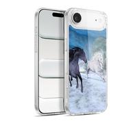 Head Case Designs sous Licence Officielle Simone Gatterwe La Liberté dans La Neige Chevaux Coque en Gel [Qualité Militaire] Compatible avec Apple iPhone 17 Air Et Compatible avec MagSafe