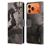 Head Case Designs sous Licence Officielle Simone Gatterwe L'Apocalypse Chevaux Étui Portefeuille en Cuir Compatible avec Apple iPhone 17 Pro Max