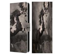 Head Case Designs sous Licence Officielle Simone Gatterwe L'Apocalypse Chevaux Étui Portefeuille en Cuir Compatible avec Samsung Galaxy S25 FE