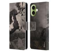 Head Case Designs sous Licence Officielle Simone Gatterwe L'Apocalypse Chevaux Étui Portefeuille en Cuir Compatible avec Apple iPhone 17