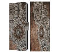 Head Case Designs sous Licence Officielle Simone Gatterwe Mandala Vintage Steampunk Étui Portefeuille en Cuir Compatible avec Samsung Galaxy S25 FE