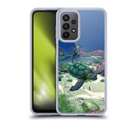 Head Case Designs sous Licence Officielle Simone Gatterwe Tortue La Vie en Mer Coque en Gel Doux Compatible avec Samsung Galaxy A23 / 5G (2022)