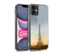 Head Case Designs sous Licence Officielle Simone Gatterwe Tour Eiffel Terres Et Lieux Coque en Gel [Protection de Qualité Militaire] Compatible avec Apple iPhone 11 Et Compatible avec MagSafe