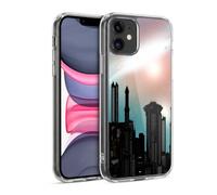 Head Case Designs sous Licence Officielle Simone Gatterwe Ville du Future Châteaux Et Palais Coque en Gel [Protection de Qualité Militaire] Compatible avec Apple iPhone 11 Et Compatible avec MagSafe