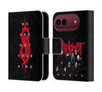Head Case Designs sous Licence Officielle Slipknot Logo We are Not Your Kind Étui Portefeuille en Cuir Compatible avec Apple iPhone Duo