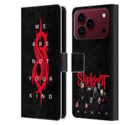 Head Case Designs sous Licence Officielle Slipknot Logo We are Not Your Kind Étui Portefeuille en Cuir Compatible avec Apple iPhone 18 Pro Max