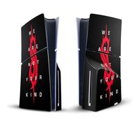 Head Case Designs sous Licence Officielle Slipknot Logo We are Not Your Kind Vinyle Autocollant De Jeu Peau Autocollant Couverture Compatible avec Sony PlayStation 5 PS5 Slim Disc Edition Console