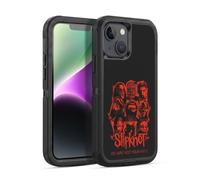Head Case Designs sous Licence Officielle Slipknot Rouge Patch We are Not Your Kind Étui Antichoc Ultra-Blindé Compatible avec Apple iPhone 14