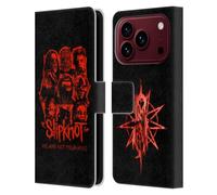 Head Case Designs sous Licence Officielle Slipknot Rouge Patch We are Not Your Kind Étui Portefeuille en Cuir Compatible avec Apple iPhone 18 Pro