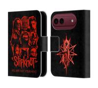 Head Case Designs sous Licence Officielle Slipknot Rouge Patch We are Not Your Kind Étui Portefeuille en Cuir Compatible avec Apple iPhone Duo