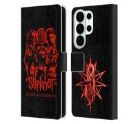 Head Case Designs sous Licence Officielle Slipknot Rouge Patch We are Not Your Kind Étui Portefeuille en Cuir Compatible avec Samsung Galaxy S26 Ultra