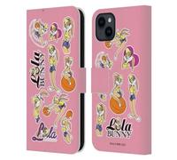 Head Case Designs sous Licence Officielle Space Jam (1996) Lapin Lola Graphiques Étui Portefeuille en Cuir Compatible avec Apple iPhone 15 Plus