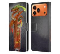 Head Case Designs sous Licence Officielle Stanley Morrison Bloody Mary aux tomates Rouges Les Dragons Étui Portefeuille en Cuir Compatible avec Apple iPhone 17 Pro Max