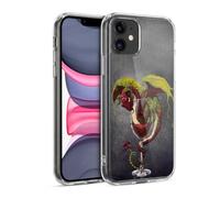 Head Case Designs sous Licence Officielle Stanley Morrison Boisson au vin Rouge Les Dragons Coque en Gel [Protection de Qualité Militaire] Compatible avec Apple iPhone 11 Et Compatible avec MagSafe