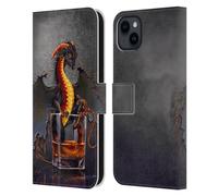 Head Case Designs sous Licence Officielle Stanley Morrison Boisson de Pirate Noir Les Dragons Étui Portefeuille en Cuir Compatible avec Apple iPhone 15 Plus