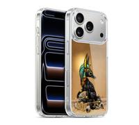 Head Case Designs sous Licence Officielle Stanley Morrison Chacal Noir Égyptien Anubis Art Coque en Gel [Qualité Militaire] Compatible avec Apple iPhone 17 Pro Et avec MagSafe