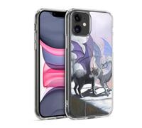 Head Case Designs sous Licence Officielle Stanley Morrison Chat ailé Noir Les Dragons 2 Coque en Gel [Protection de Qualité Militaire] Compatible avec Apple iPhone 11 Et Compatible avec MagSafe