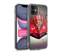Head Case Designs sous Licence Officielle Stanley Morrison Dés de Jeu Rouges Les Dragons 2 Coque en Gel [Protection de Qualité Militaire] Compatible avec Apple iPhone 11 Et Compatible avec MagSafe