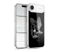 Head Case Designs sous Licence Officielle Stanley Morrison Griffon Noir Et Blanc Coque en Gel [Protection de Qualité Militaire] Compatible avec Apple iPhone 17 Air Et avec MagSafe