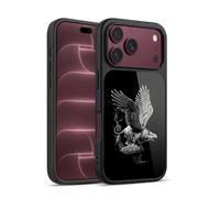 Head Case Designs sous Licence Officielle Stanley Morrison Griffon Noir Et Blanc Coque en Gel renforcée [Protection de Qualité Militaire] Compatible avec Apple iPhone 18 Pro