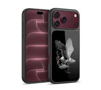 Head Case Designs sous Licence Officielle Stanley Morrison Griffon Noir Et Blanc Coque en Gel renforcée [Protection de Qualité Militaire] Compatible avec Apple iPhone 18 Pro Max
