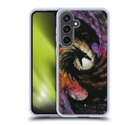 Head Case Designs sous Licence Officielle Stanley Morrison Swirling Starry Galaxy Les Dragons 3 Coque en Gel [Qualité Militaire] Compatible avec Samsung Galaxy S24 FE Et Compatible avec MagSafe