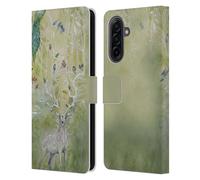Head Case Designs sous Licence Officielle Stephanie Law Cerf 2 Cycle de Sonate Célibataire Étui Portefeuille en Cuir Compatible avec Samsung Galaxy A17 4G / 5G