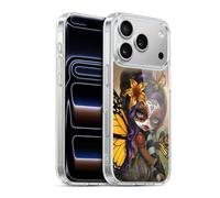 Head Case Designs sous Licence Officielle Strangeling Jour du Papillon Mort Art Féerique Coque en Gel [Protection de Qualité Militaire] Compatible avec Apple iPhone 17 Pro Et avec MagSafe