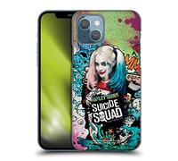 Head Case Designs sous Licence Officielle Suicide Squad 2016 Affiche Harley Quinn Graphiques Coque Dure pour l'arrière Compatible avec Apple iPhone 13