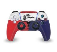 Head Case Designs sous Licence Officielle Suicide Squad 2016 Costume Harley Quinn Graphiques Vinyle Plaque Frontale Autocollant De Jeu Peau Compatible avec Sony PlayStation 5 PS5 DualSense Controller
