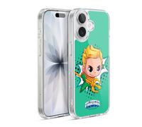 Head Case Designs sous Licence Officielle Super Friends DC Comics Aquaman Jeunes Enfants 1 Coque en Gel [Protection de Qualité Militaire] Compatible avec Apple iPhone 17 Et avec MagSafe