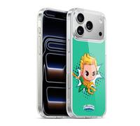 Head Case Designs sous Licence Officielle Super Friends DC Comics Aquaman Jeunes Enfants 1 Coque en Gel [Qualité Militaire] Compatible avec Apple iPhone 17 Pro Max Et avec MagSafe