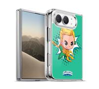 Head Case Designs sous Licence Officielle Super Friends DC Comics Aquaman Jeunes Enfants 1 Coque en Gel [Protection de Qualité Militaire] Compatible avec Apple iPhone Duo Et Compatible avec MagSafe